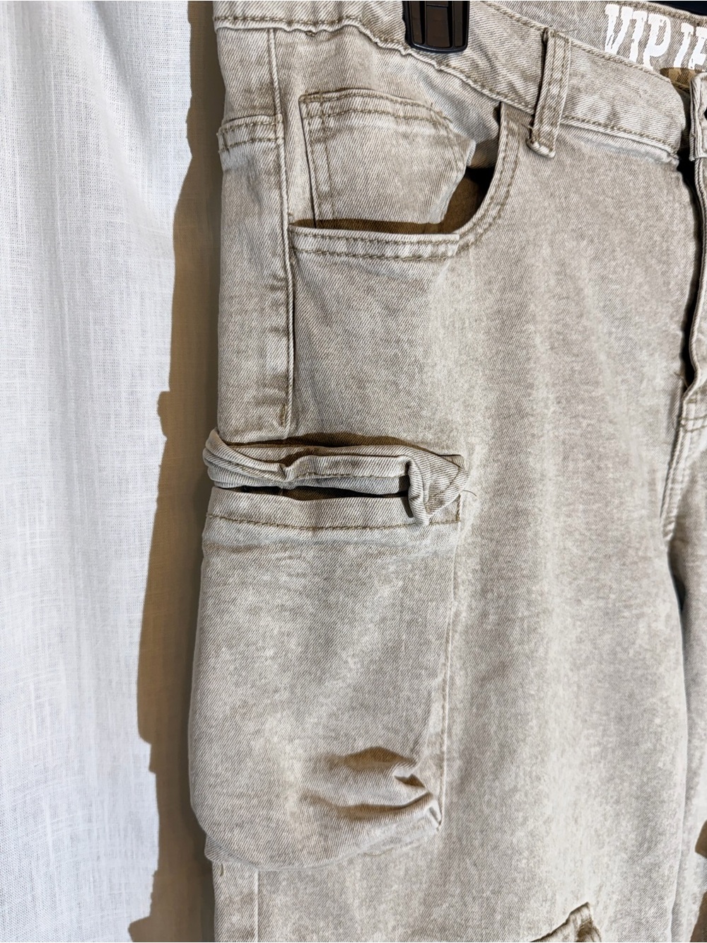VIP Light Stone Washed Jeans - Picture 7 of 10